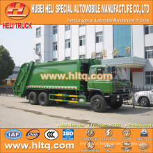 DONGFENG 6x4 16/20 m3 heavy duty waste compactor truck diesel engine 210hp with pressing mechanism